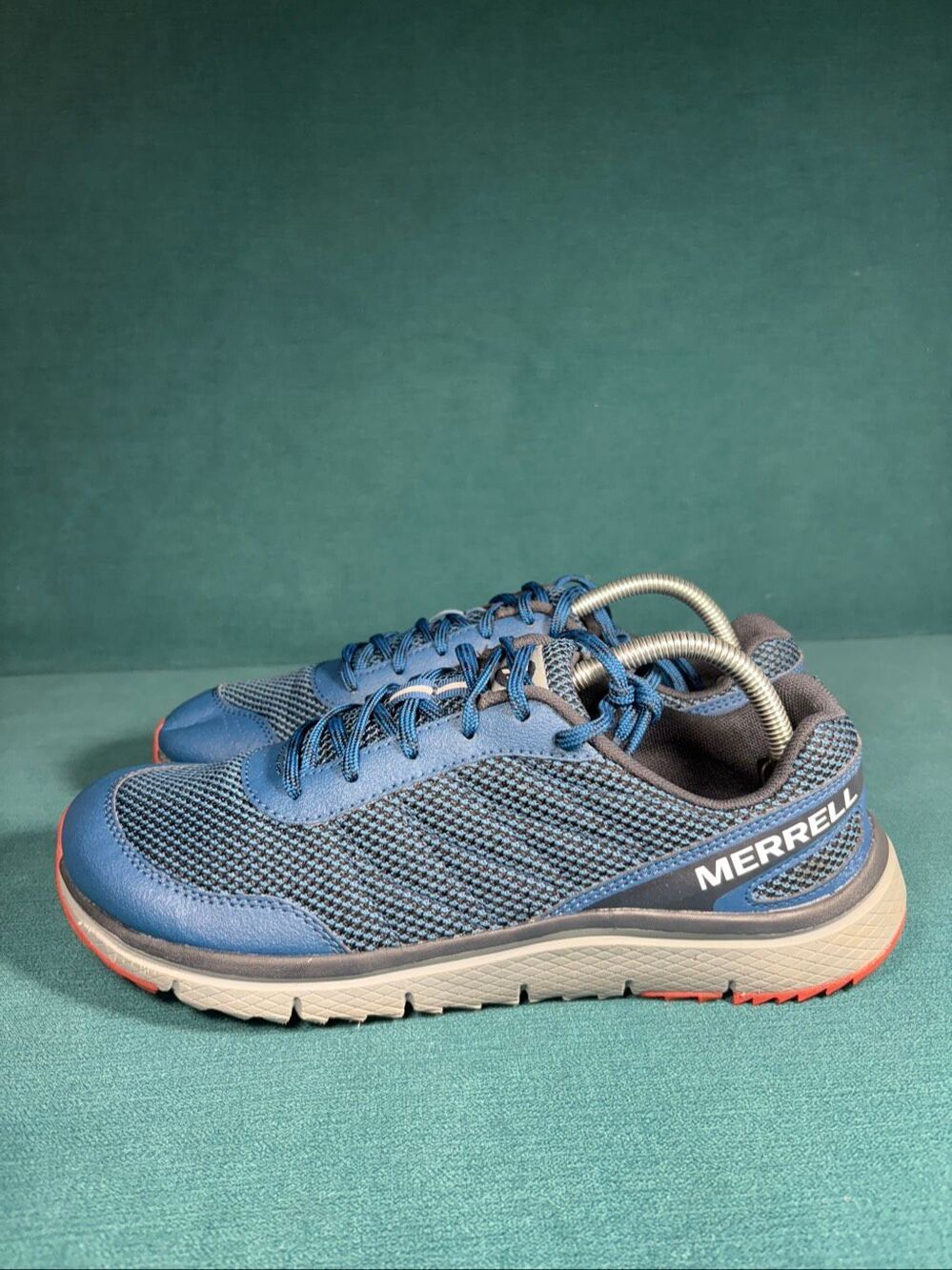 Merrell Cloud Knit Navy Blue Mens Size 9.5 Hiking Walking Shoes J85759